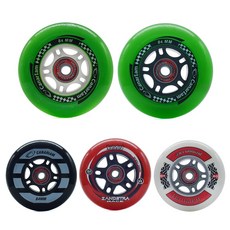 84mm 스피드 스케이팅 휠 84 slalom big ruedas for 4X84mm 인라인 스케이트 신발 Hyper 80A 82A 84A PU Hockey ILQ11 bear, 1개, 84A model3, 단일