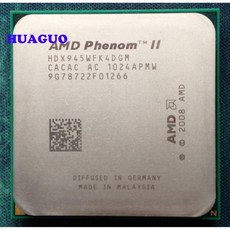 AMD 페놈 II X4 945 3GHz 쿼드코어 CPU 프로세서 HDX945WFK4DGM 소켓 AM3