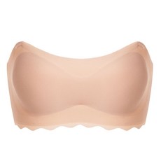 오프숄더 대흉 보여 숏 웨딩드레스 사용 노와이어 가슴을 모아주는 논슬립 미끄럼방지 튜브탑 양식 히든 속옷