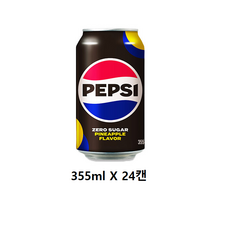 펩시콜라 제로 파인애플 업소용 355ml 48입, 48개