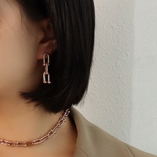 18k귀걸이목걸이셋트