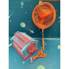 애완용 달팽이 키우기 베스트 셀러 번식 메뚜기 작은 초등 학생 집 백와 흙 명주 분양, 핑크 DIY 애완 동물 케이지 접이식 그물 클립, 1개
