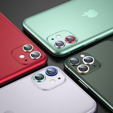 1+1 아이폰12 프로 미니 프로맥스 카메라 렌즈링 커버, 블랙, 아이폰