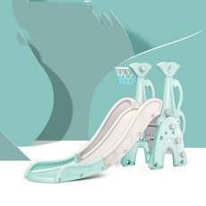 [해외 직송]DALIN 다기능놀이터 어린이 미끄럼틀 아기 실내용 다목적 미끄럼틀 그네 조합 소형 놀이낙원 XZ18 A17, 05 그린