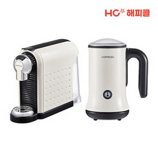 해피콜 브루디 캡슐커피머신 + 밀크프로더 우유거품기 선물용 세트, 단품