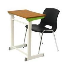 SMB123953공부 책상의자세트 학원 학교 1인용 책걸상 강의실, 메탈그레이
