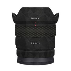 소니 E 11mm F1.8 데칼 스킨 비닐 랩 필름 카메라 렌즈 보호 스티커 보호 코트 E11mm E11 11 1.8 F1.8 SEL11F18, 8) No.8, 1개