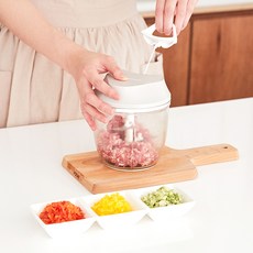허리케인 다지기 마늘야채 고기 양파채소 이유식 만능, 1개