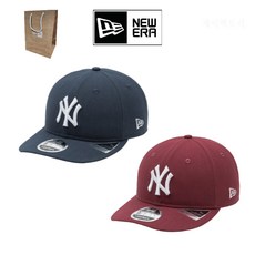 뉴에라 백화점판 MLB 야구 모자 볼캡 빈티지 헤링본 레트로 크라운 스트랩백