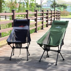 GORILLA 접이식 캠핑의자 GOCH 카키 블랙 경량 체어 휴대용, (카키) GOCH-K, 1개