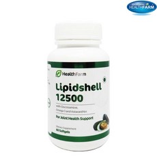 헬스팜 초롱잎홍합 지질 껍질 추출 12500mg 60캡 콘드로이친, 1개