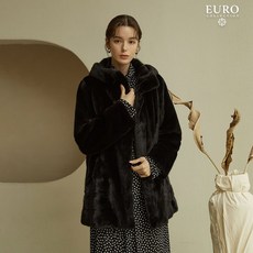 7.[최초가 1 290 000원] 휘메일 풀스킨 밍크 후디 하프 코트