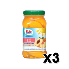 Dole 후룻바틀 황도 과일컵 666g x 3개, 종이박스포장