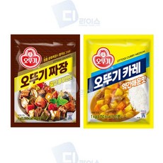 오뚜기 짜장카레 1kg 2종세트, 1