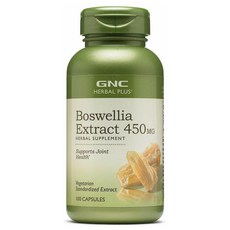 GNC 보스웰리아 엑스트라 베지 캡슐 450mg, 100정, 1개