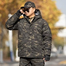 미군군복 겨울 밀리터리룩 전술복 위장복 세트 특전사, 1개, 어두운 밤 위장 M