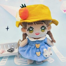 20cm 곱슬 야옹 아이돌인형 봉제인형 무속성 인형 솜뭉치, 모든 옷 + 20cmcm