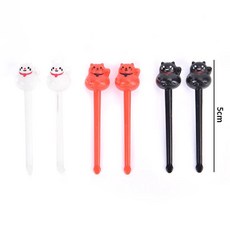 미니 과일 이쑤시개 동물 포크 만화 스낵 케이크 디저트 음, 1.1 set, 1개