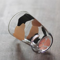 고양이발컵 마니또선물 유리 물 컵 여성 귀여운 투명 우유 분말 컵 성인 초콜릿 우유 컵, 세 꽃 큰 고양이 발톱 컵 300ml 투명 무료