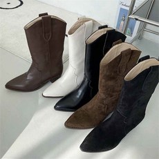 아이슈즈 여성부츠 앵클부츠 미들힐 웨스턴부츠 78438
