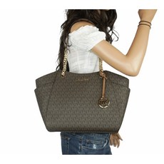 마이클코어스 토트백 MICHAEL KORS 제트 세트 여행용 대형 숄더 체인 핸드백 지갑
