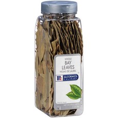 맥코믹 클리너리 Whole 베이리브스 2온스 - 요리용 말린 월계수 잎 1개 용기 스튜와 마리네이드를 위한 완벽한 향신료, 2온스(1팩), 226.8g