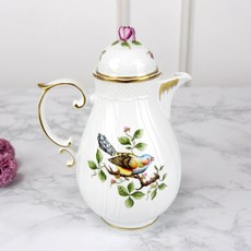 홀로하자 헝가리 왕실도자기 티팟800ml 버드, 단품