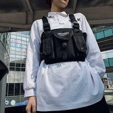 캠핑 테크 조끼 스트릿 힙합 패션 멀티 포켓 쪼끼