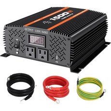5500와트 인버터 5500W 12V 110V 120V 파워 트럭 RV 태양광 세미 패널 LCD 디스플레이 포함 컨버터, 1500W