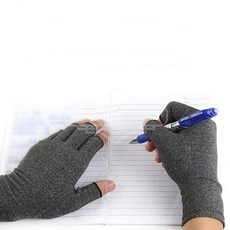 데몰 겨울 보온 면스판 반장갑 야외 작업 손가락 장갑 손가락구멍장갑