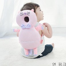 월드홀릭 신생아 쿨 여름 짱구베개 유아베개 레슬링방지 예쁜 아기 베개 아기머리보호대 sZT06, 연 핑크