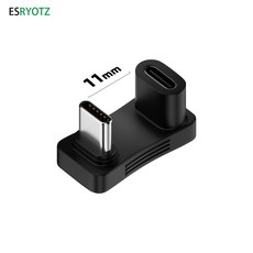 C타입 어댑터 3 1 C USB Typec 10Gbps 변속기 데이터 U자형 및 변환기 2 스템 비디오 수 암 데크용 in PD100W 충전 고속, 02 기타_01 CHINA