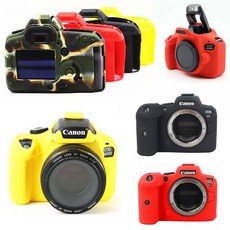 호환 카메라 케이스 카메라가방 실리콘 갑옷 피부 DSLR 바디 캐논 EOS R6 M50 90D 800D 1300D 850D 5D2 6D2 200D 5D 6D 마크 II T7i T6