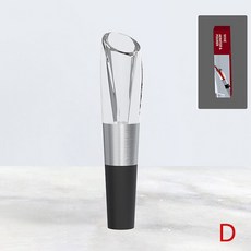와인병 마개1PC 레스토랑 바 안티 드립 클리어 실리콘 플라스틱 와인 푸어러 디캔터 병 스파우트 스토퍼, 1개