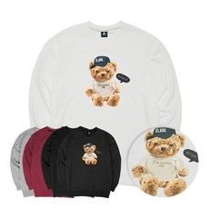 JYFASHION CAP BEAR 맨투맨 빅사이즈 ~4XL
