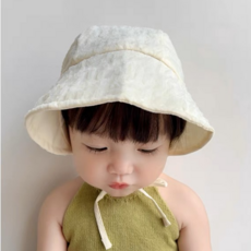 블랙체리 유아동 레이스 보넷