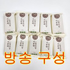 eTV 서일농원 서분례 명인 청국장 10팩, 110g, 10개