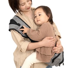 20kg 2WAY plaisiureux [보육사 감수] 포옹 끈 힙 시트 숄더백 슬링 다코 끈 아기, 1개