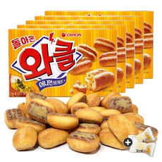 오리온 돌아온 와클 5통(+밀크츄 2개포함), 1set