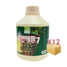 차그림 과일 원액 프리미엄 파인애플 7 쥬스, 850ml, 12개