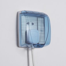 콘센트 가리개 투명콘센트 보호 개폐방수함 욕실 전원 방수함 화장실 덮개, 한개옵션0