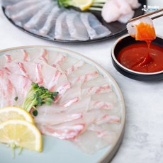 당일작업 국산 참돔 필렛 도미회 활어회, 1개, 소금숙성200g
