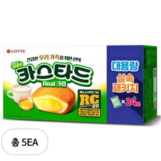 롯데카스타드 대용량 실속 패키지, 552g, 5개