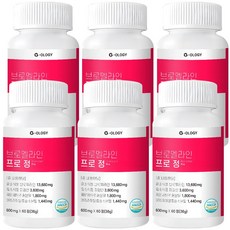 지올로지 브로멜라인 600mg 퀘르세틴 파인애플 파파인 효소 식품 단백질 탄수화물 분해, 6개, 60정