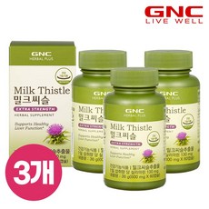 GNC 밀크씨슬 (60캡슐) 1개월분 x3개, 단품