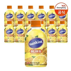 광동 [광동직송] 썬키스트 허니유자 280ml x12개