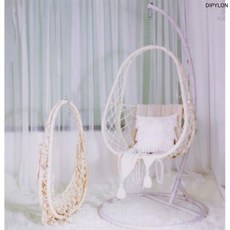 DIPYLON 흔들 그네의자 스윙체어 마크라메, 배송메모