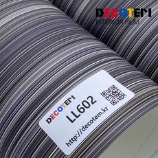 한샘인테리어필름 데코템 패브릭시트지, LL602 스미스블랙
