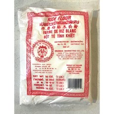 Rice Flour 1 LB x 20 Bags 水磨白粘米粉 쌀가루 1 LB x 20 봉지, 20개, 453.59g