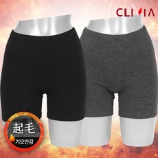 CL 발열 보온 기모 여자 사각 팬티 즈로즈 속바지 4322